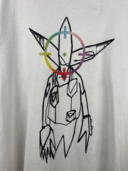 Off White X Futura SS20 Alien Oversized White Tee
