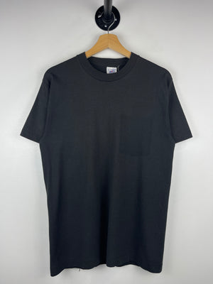 Vintage 90s BVD Faded Black Ghost Pocket Tee