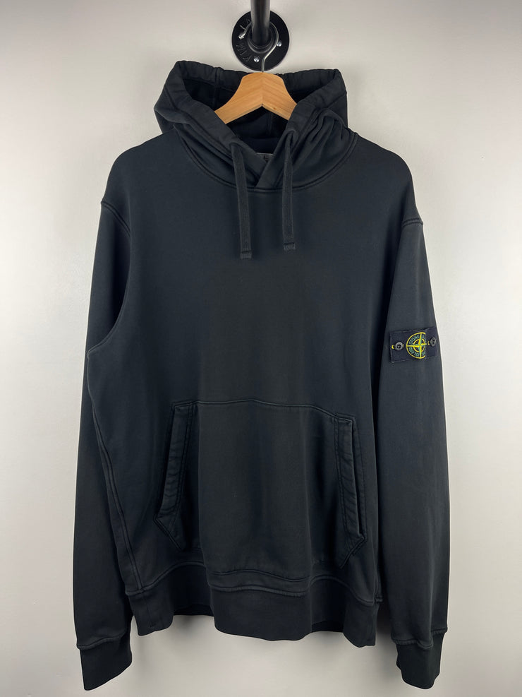 Stone Island Patch Black Hoodie