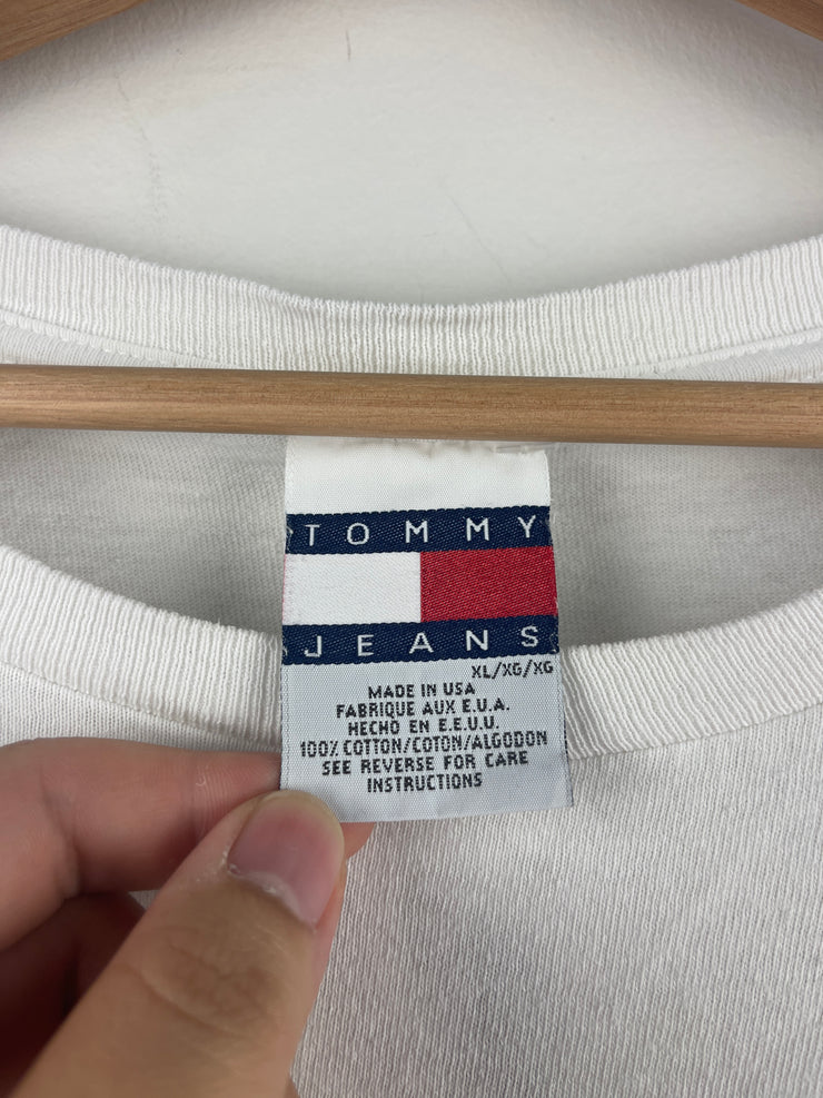 Vintage 90s Tommy Hilfiger Jeans White Tee