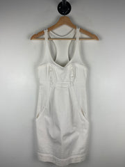 Vintage Miss Sixty Women's White Denim Dress