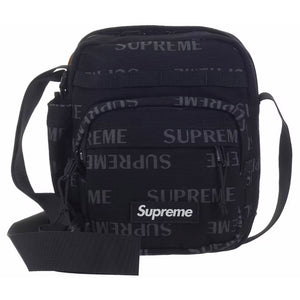 Supreme FW26 Black Reflective Shoulder Bag