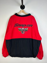 Vintage 90's Snap On Racing Insulated Black & Red Jacket