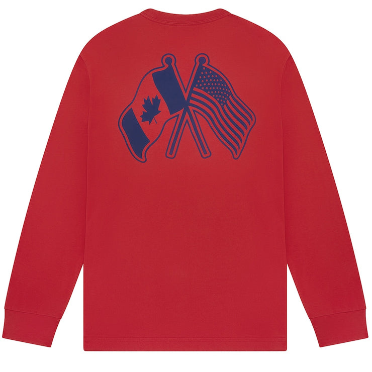 OVO x NHL Montreal Canadiens Red Long Sleeve