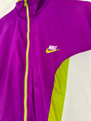 Vintage 80's Nike Purple & Green Windbreaker