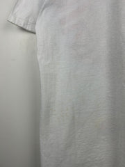 Vintage 90s Looney Tunes Taz USA American Flag Cowboy All Over Print White Tee