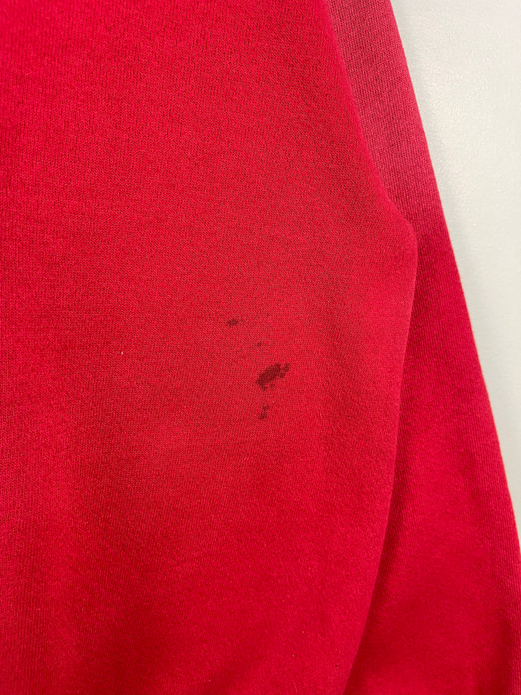 Vintage 90s Dalmatian Dog Fire Fighter Red Crewneck