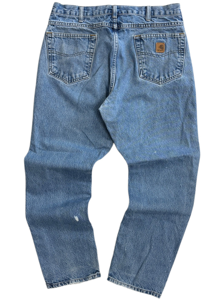 Vintage Carhartt Light Wash Blue Denim Jeans