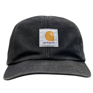 Vintage 90s Carhartt Patch Black Ear Flap Hat