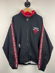 Vintage 90s NBA Pro Player Chicago Bulls Black Windbreaker