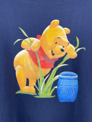 Vintage 90s Disney Winnie The Pooh Hunny Navy Crewneck