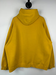 Vintage Nike Middle Swoosh Yellow Hoodie