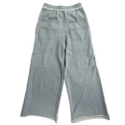 Happy Memories Don’t Die Distressed Wide Leg Baggy Grey Sweatpants