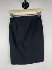 Vintage Miss Sixty Women's Black Zipper Skirt