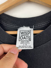 Vintage 90s Budweiser Beer Football They Always Do That Black Tee