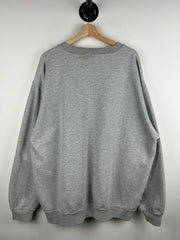 Vintage 90s Carhartt Spellout Embroidered Grey Crewneck