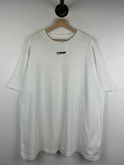 Off White Airport Tape White Tee