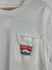 Vintage 90's Marlboro Dirt Bike White Tee