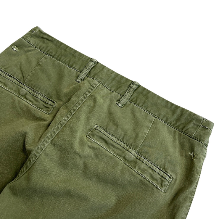Stone Island Patch Olive Green Cargo Pants