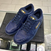 Jordan 1 Low Method Of Make Midnight Navy Metallic Gold