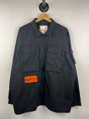 Supreme SS17 BDU Black Long Sleeve Zip Up Shirt