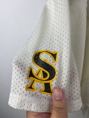 Vintage 80s Russell Athletic SA White Football Jersey