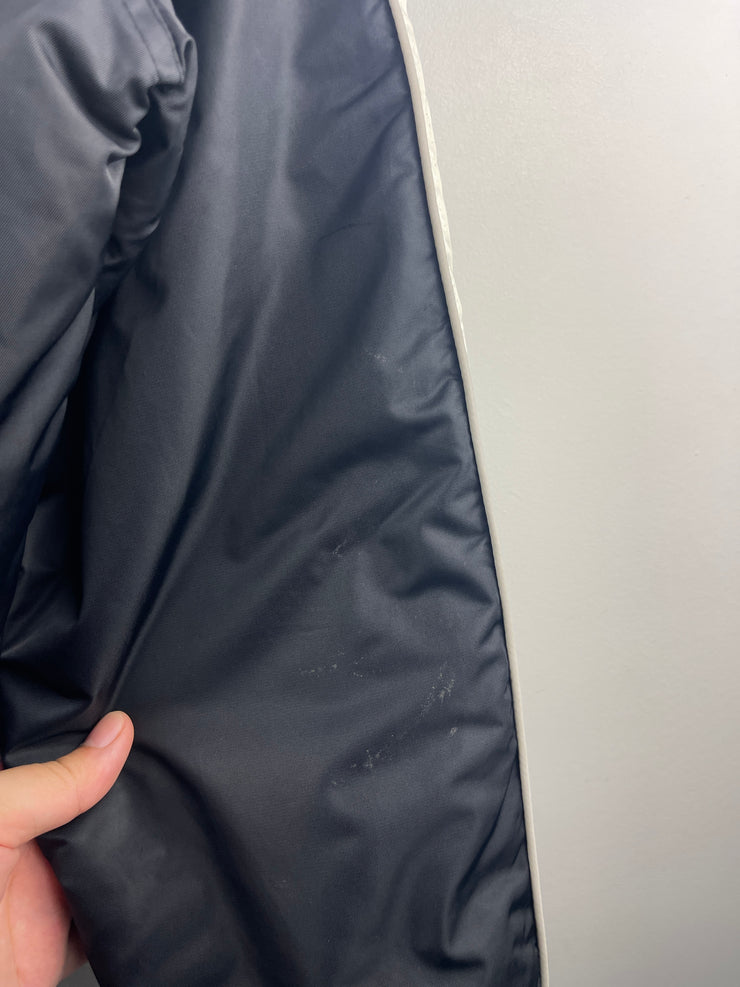 Vintage Nike Swoosh Fleece Lined Black Hooded Jacket