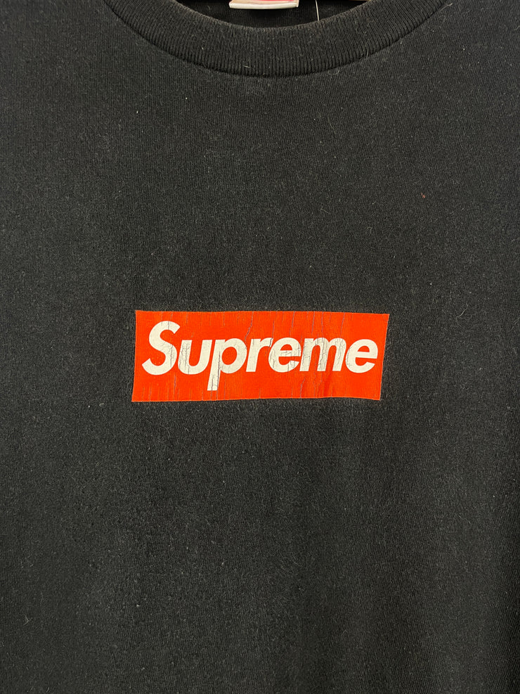 Supreme FW19 San Francisco Box Logo Black Tee
