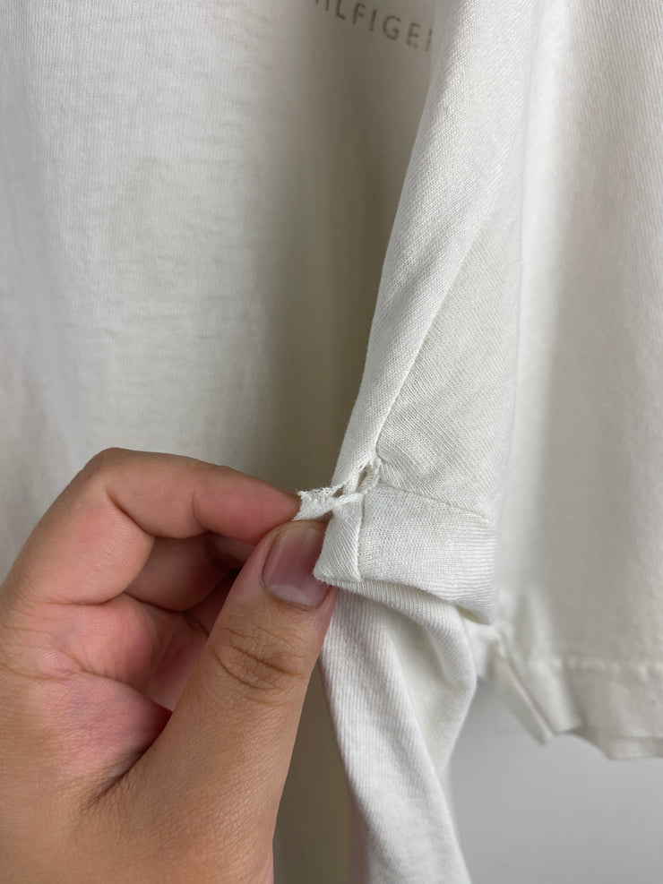 Vintage 90s Tommy Hilfiger Spellout White Tee