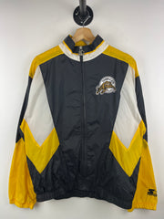 Vintage 90s CFL Starter Hamilton Tiger Cats Black & Yellow Windbreaker