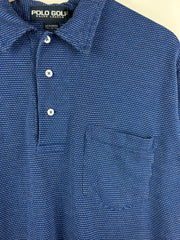 Vintage 90s Polo Golf Ralph Lauren Blue Polo Shirt