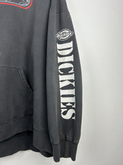 Vintage 90s Dickies Thrashed Black Hoodie