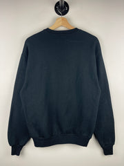 Vintage 90s Jerzees Blank Black Crewneck