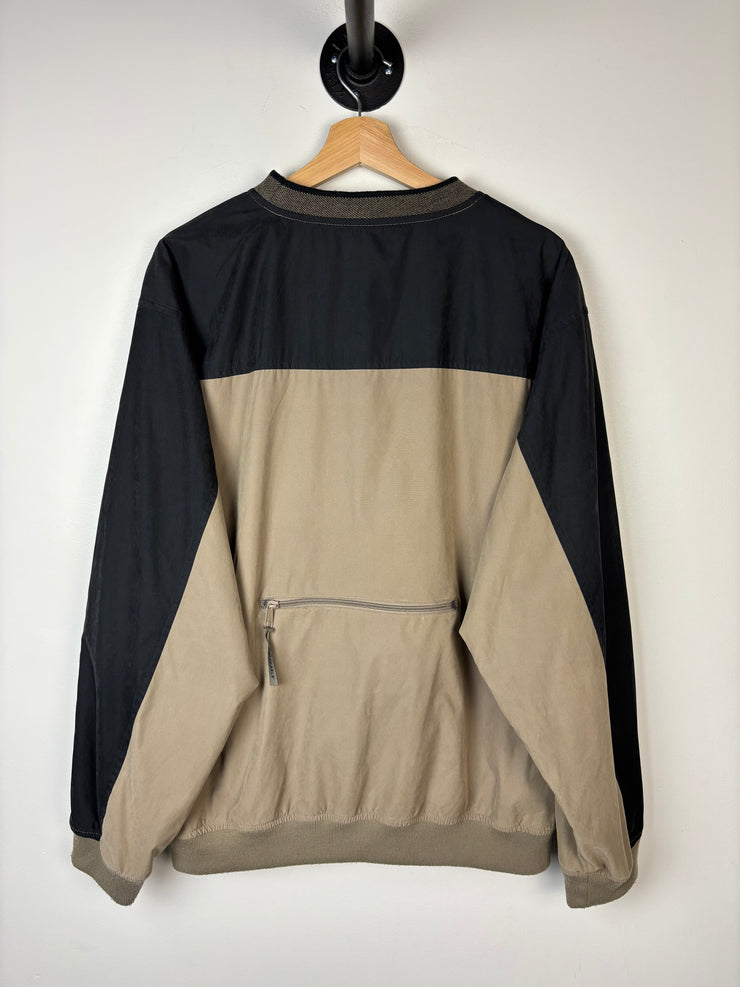 Vintage PGA Tour Golf Beige Pullover Windbreaker