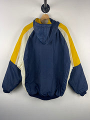 Vintage 90s Swingster West Virginia Mountaineers Navy Hooded Jacket