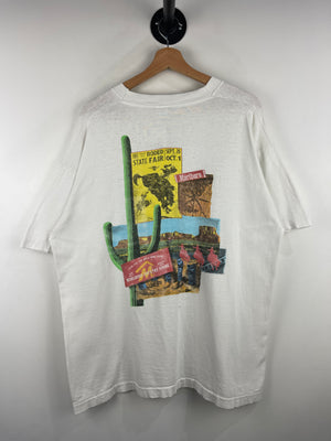Vintage 90s Marlboro Country Store Desert Cactus White Tee