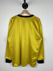 Vintage Y2K Fox Racing Black & Yellow Reversible Long Sleeve Jersey