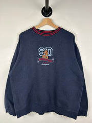 Vintage 2000 Scooby Doo Embroidered Navy Crewneck