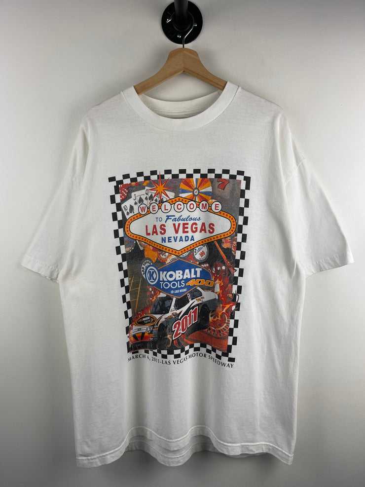 Vintage Nascar Sprint Cup Las Vegas White Tee