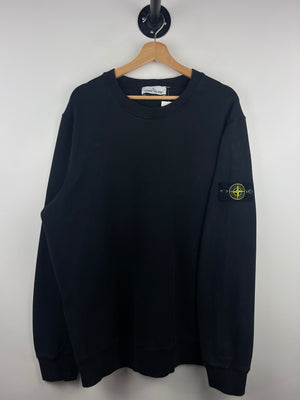 Stone Island Patch Black Crewneck