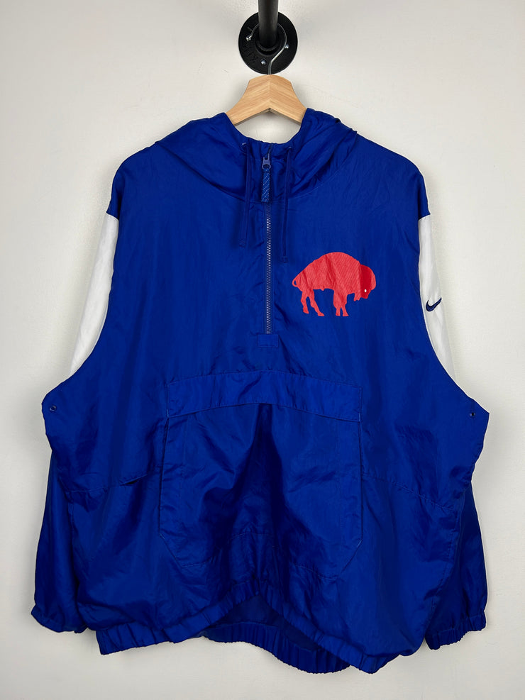 Nike Buffalo Bills Blue & White Pullover Windbreaker