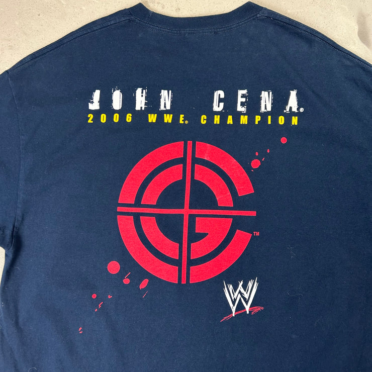 Vintage 2006 WWE John Cena Navy Tee