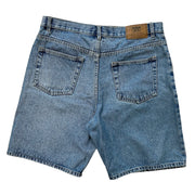 Vintage Route 66 Blue Denim Shorts