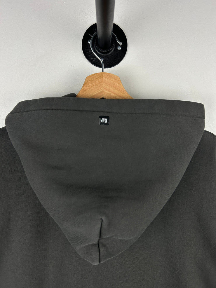 Yeezy Gap Shrunken Logo Black Hoodie