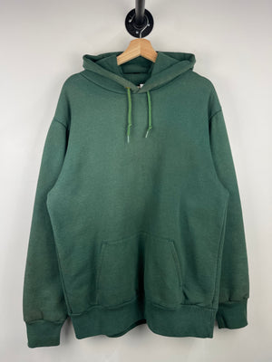 Vintage 90s Camber Thermal Lined Blank Green Hoodie