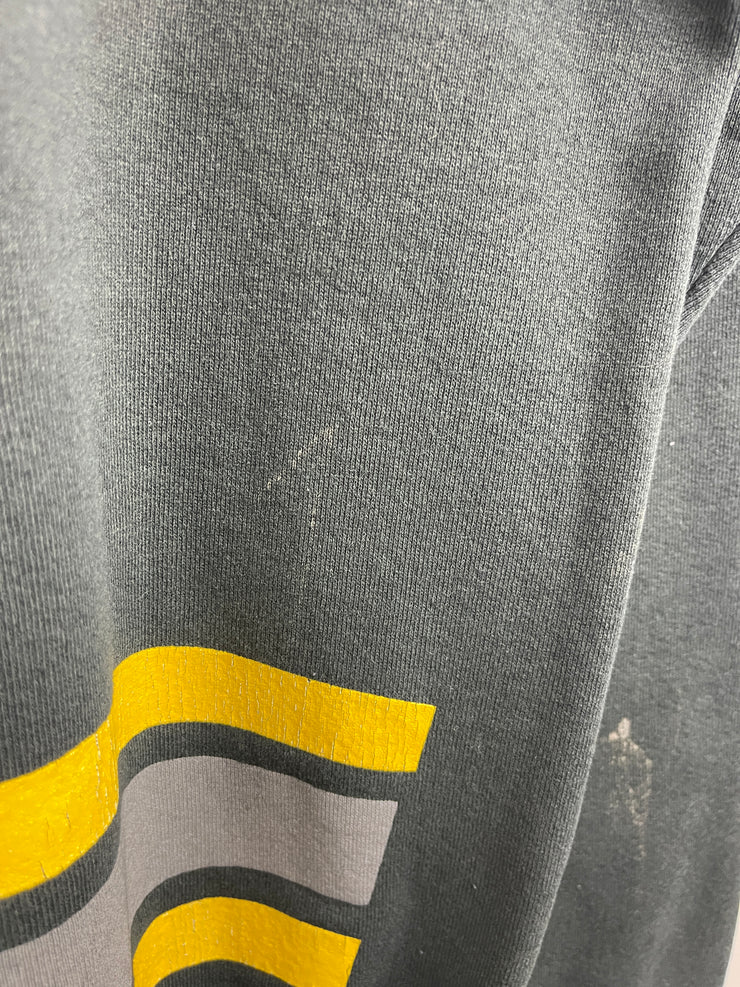 Vintage 90s NFL Salem Pittsburgh Steelers Big Logo Black Crewneck