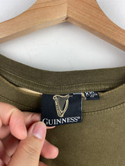 Vintage Guinness Beer Olive Green Tee