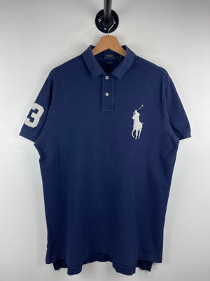 Vintage Polo Ralph Lauren Big Pony Navy Polo Shirt