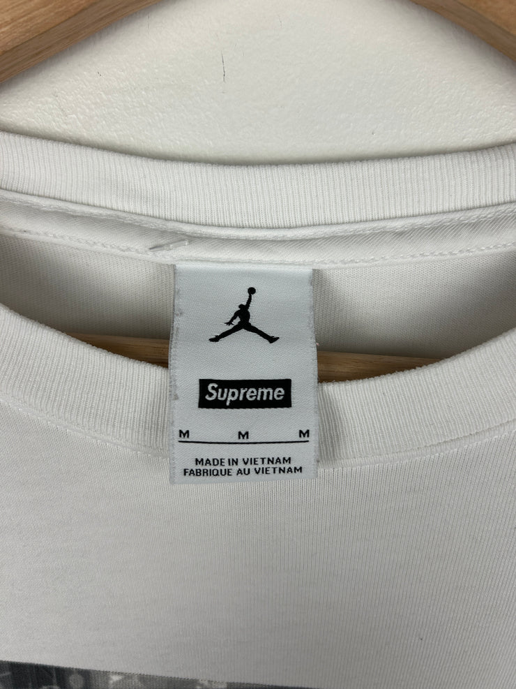 Supreme X Jordan FW24 Biggie Photo White Tee