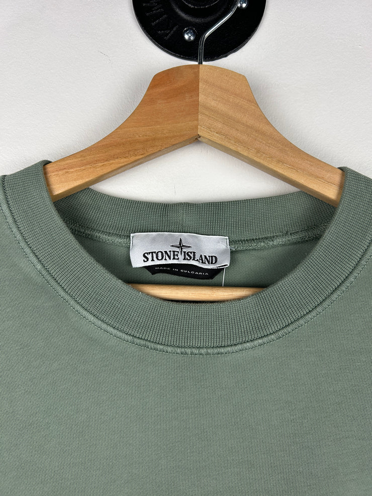 Stone Island Sage Green Crewneck